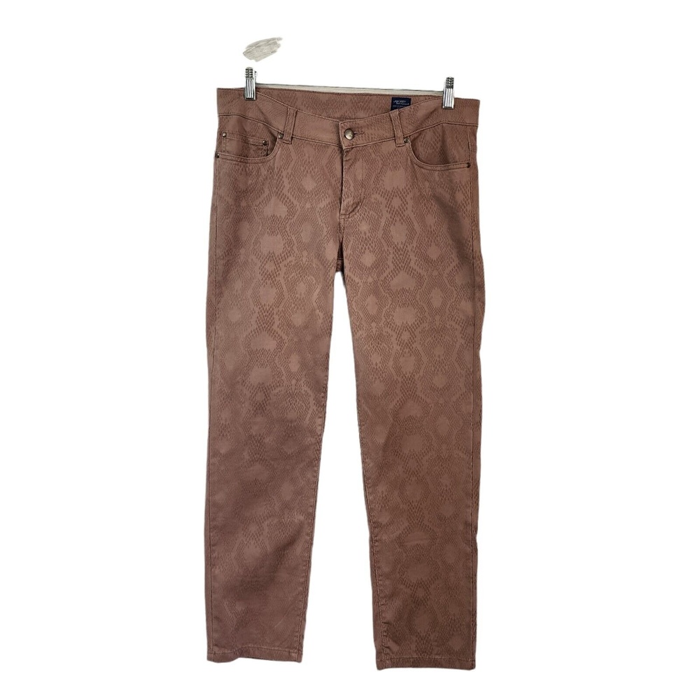 JOCKEY Person To Person Women’s Mauve Flat Front Mid Rise Pants Jeans size 8